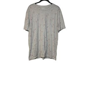 Old Navy Men’s Soft-Washed Printed Crewneck T-Shirt Pink Flamingos Size XL